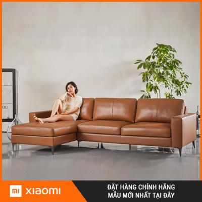 Sofa Góc Chữ L Xiaomi 8H B5Soft – Da Bò Thật Từ Ý, Ghế đôi