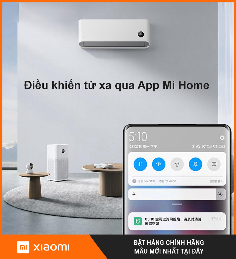 Điều Hòa 1 Chiều Xiaomi Inverter KF-26GW/C2A5 1HP
