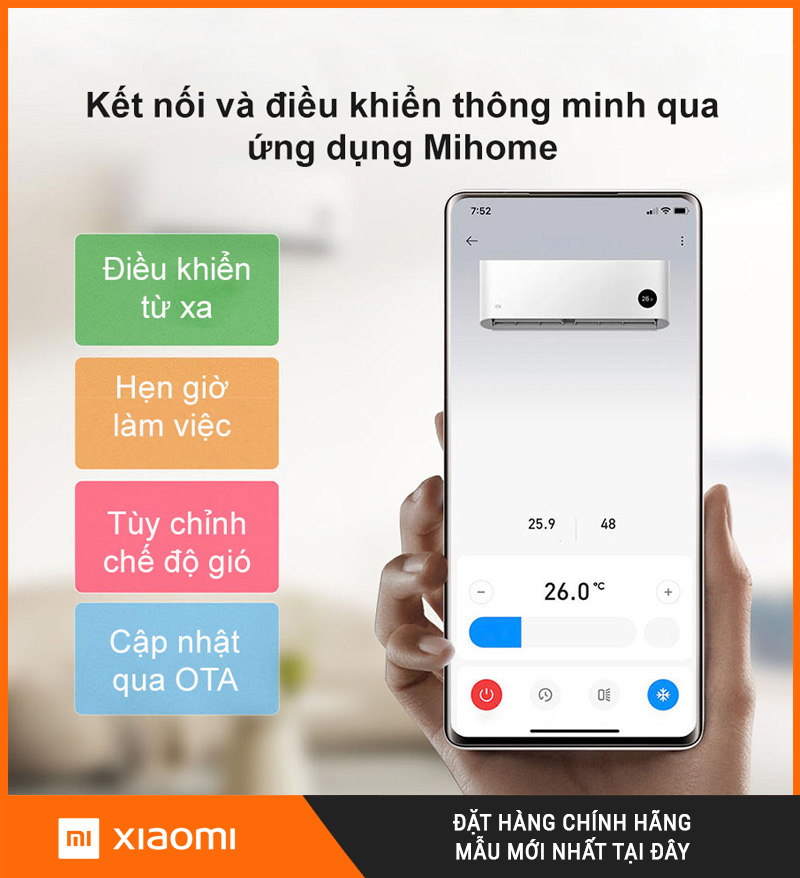 Điều Hòa 2 Chiều Xiaomi Inverter KFR-35GW/N1A1