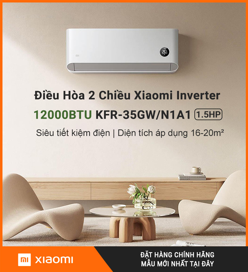 Điều Hòa 2 Chiều Xiaomi Inverter KFR-35GW/N1A1