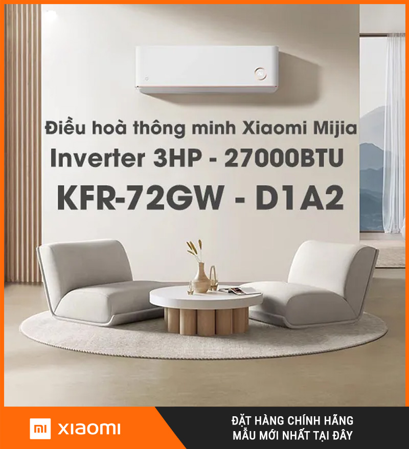 Điều Hòa Xiaomi Mijia KFR-72GW/D1A2 3HP 2 Chiều