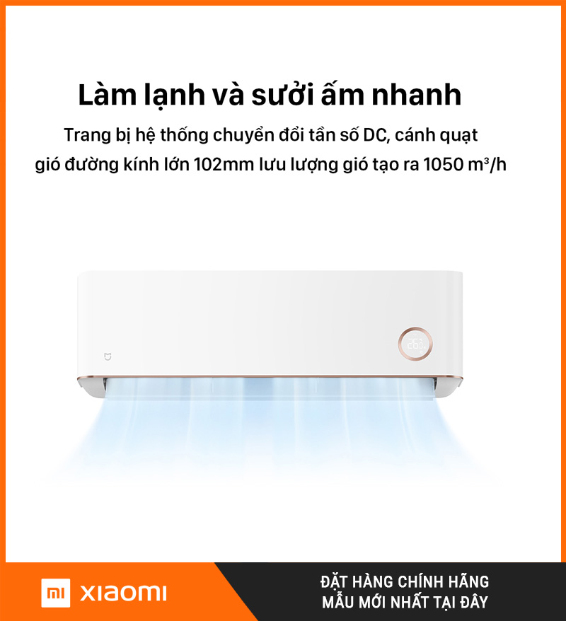 Điều Hòa Xiaomi Mijia KFR-72GW/D1A2 3HP 2 Chiều