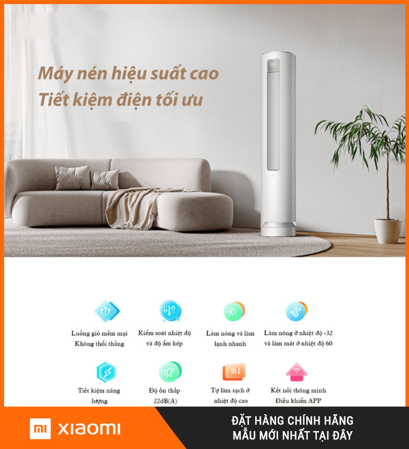 Điều Hòa Cây Xiaomi Mijia KFR-72LW/F2A1 3HP