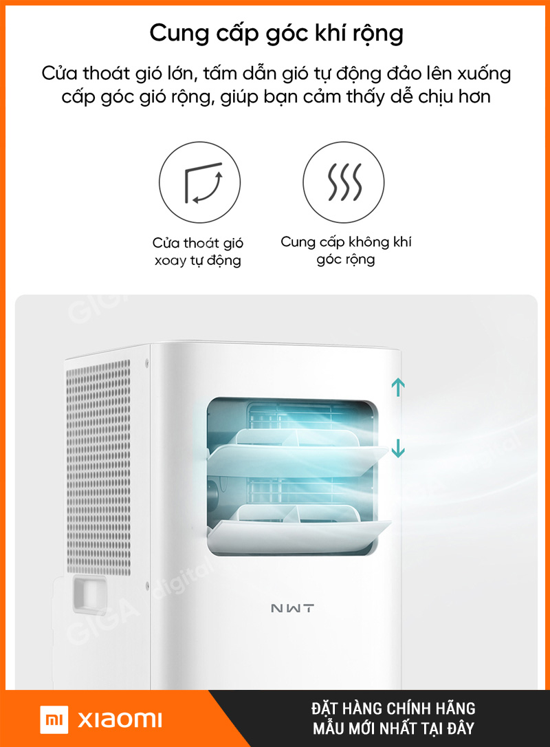 New Widetech KY-26EAW2 New Widetech KY-26EAW2 New Widetech KY-26EAW2 Quạt Điều Hòa Di Động New Widetech KY-26EAW2