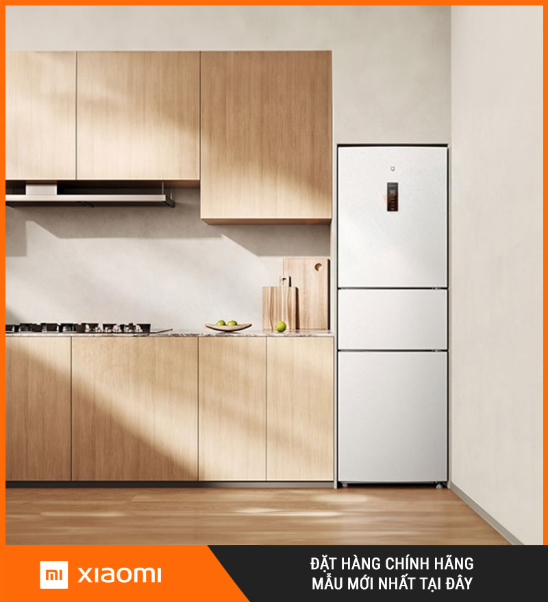 Tủ Lạnh Xiaomi Mijia 256L, 3 Cánh, Hạn Chế Đông Dính