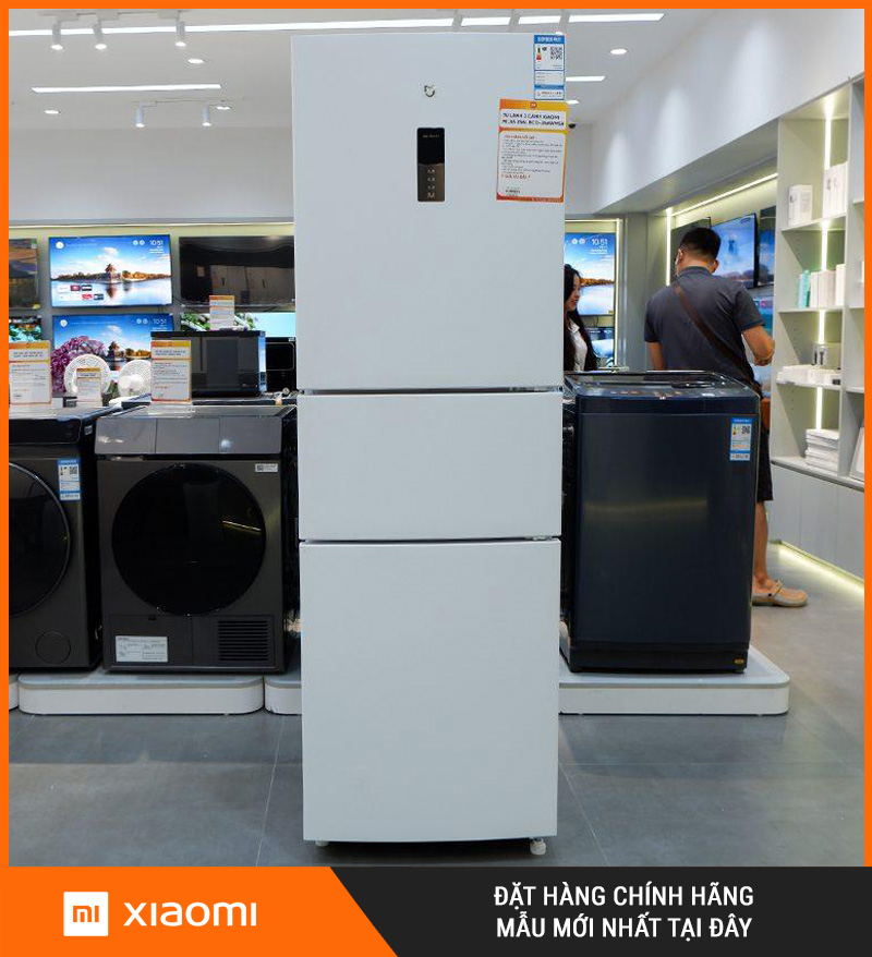 Tủ Lạnh Xiaomi Mijia 256L, 3 Cánh, Hạn Chế Đông Dính