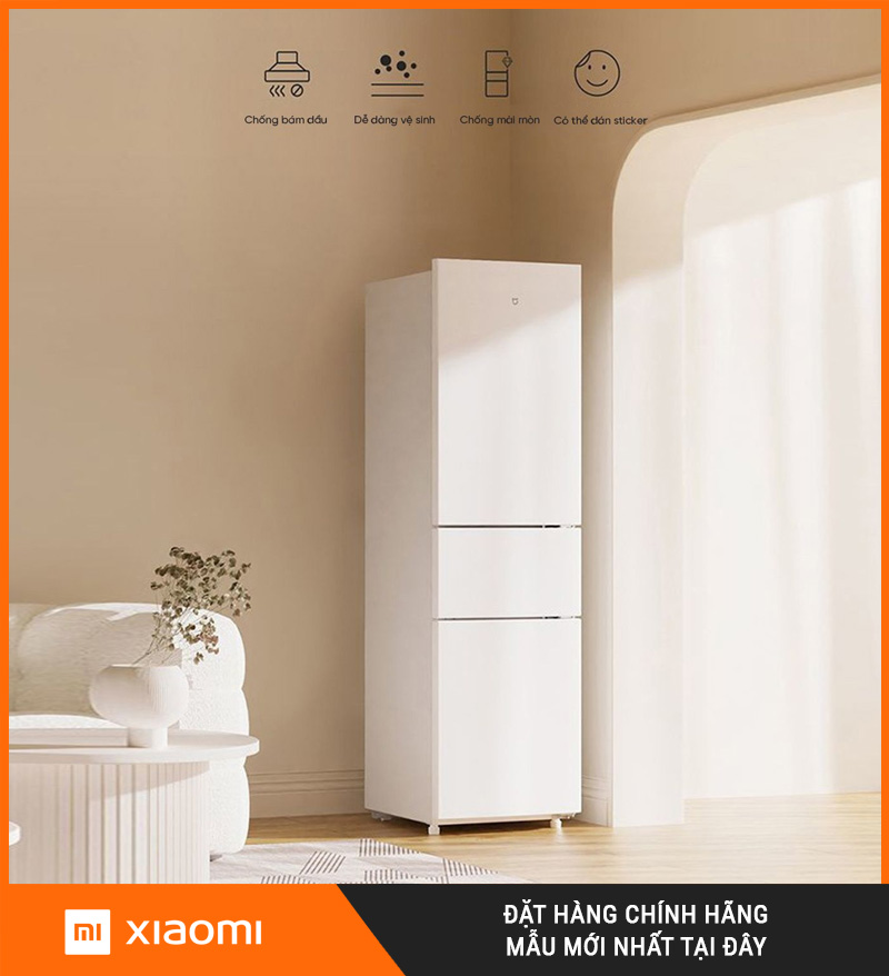 Tủ Lạnh 3 Cánh Xiaomi Mijia 205L Chính Hãng Giá Rẻ