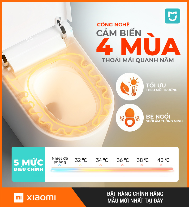 Bồn cầu thông minh Cao Cấp Xiaomi X1 Premium