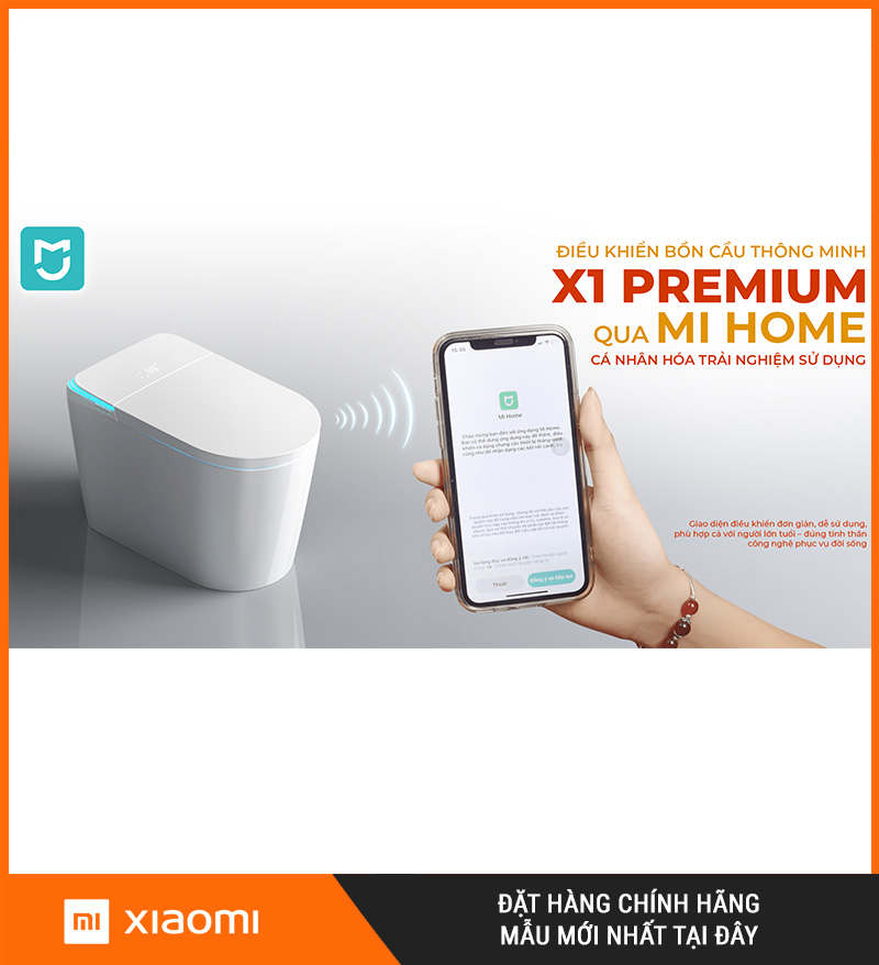 Bồn cầu thông minh Cao Cấp Xiaomi X1 Premium