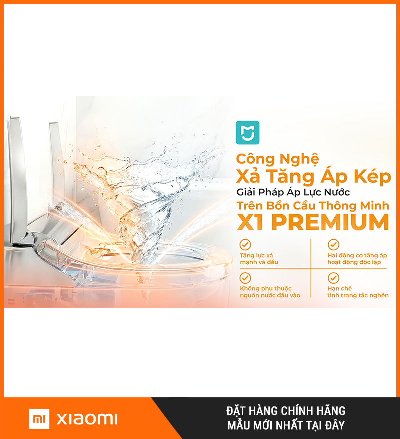 Bồn cầu thông minh Cao Cấp Xiaomi X1 Premium