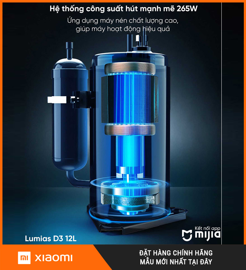 Máy Hút Ẩm Lumias D3 12L