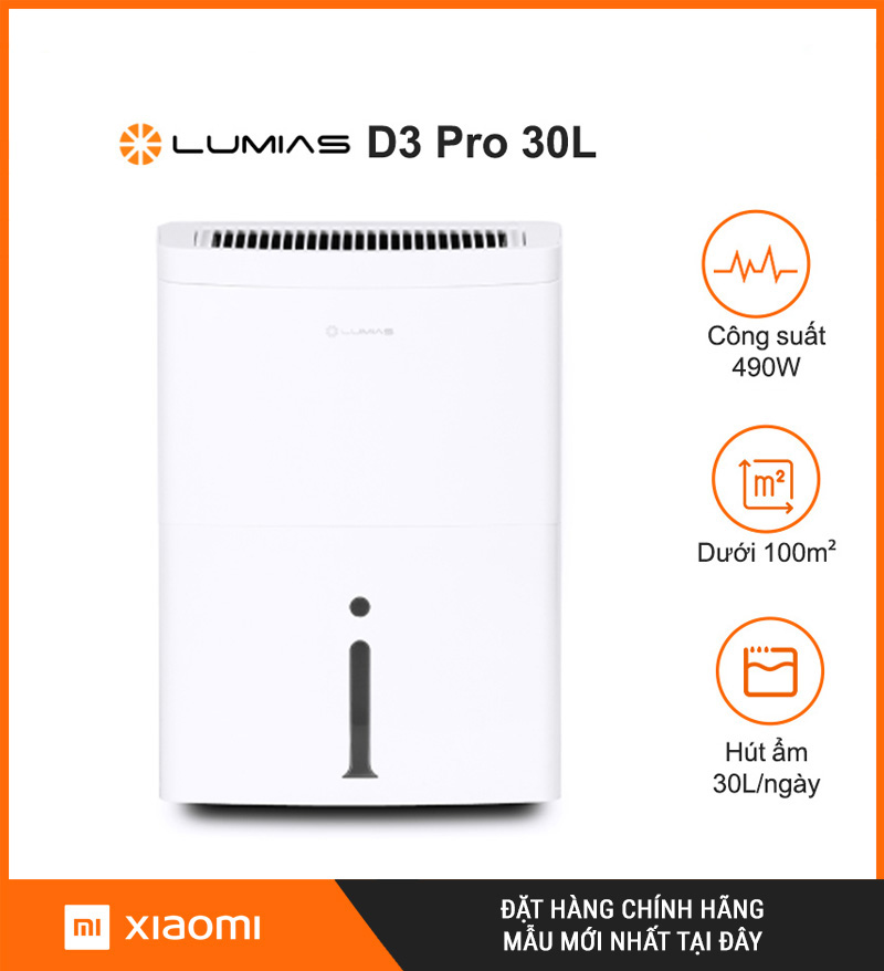Máy Hút Ẩm Lumias D3 Pro 30L