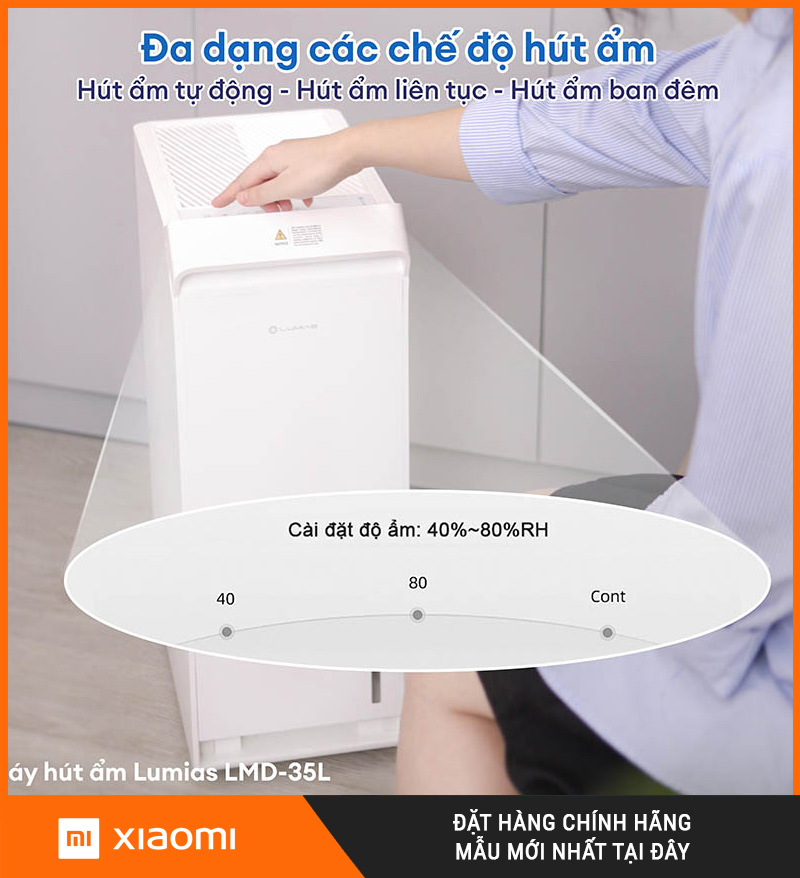 Máy Hút Ẩm Lumias LMD-35L 