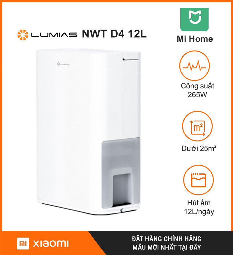 Máy Hút Ẩm Lumias NWT D4 12L