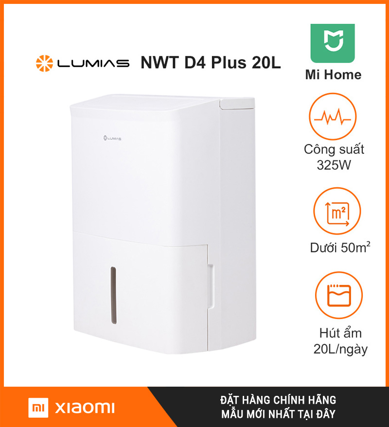 Máy Hút Ẩm Lumias NWT D4 Plus 20L