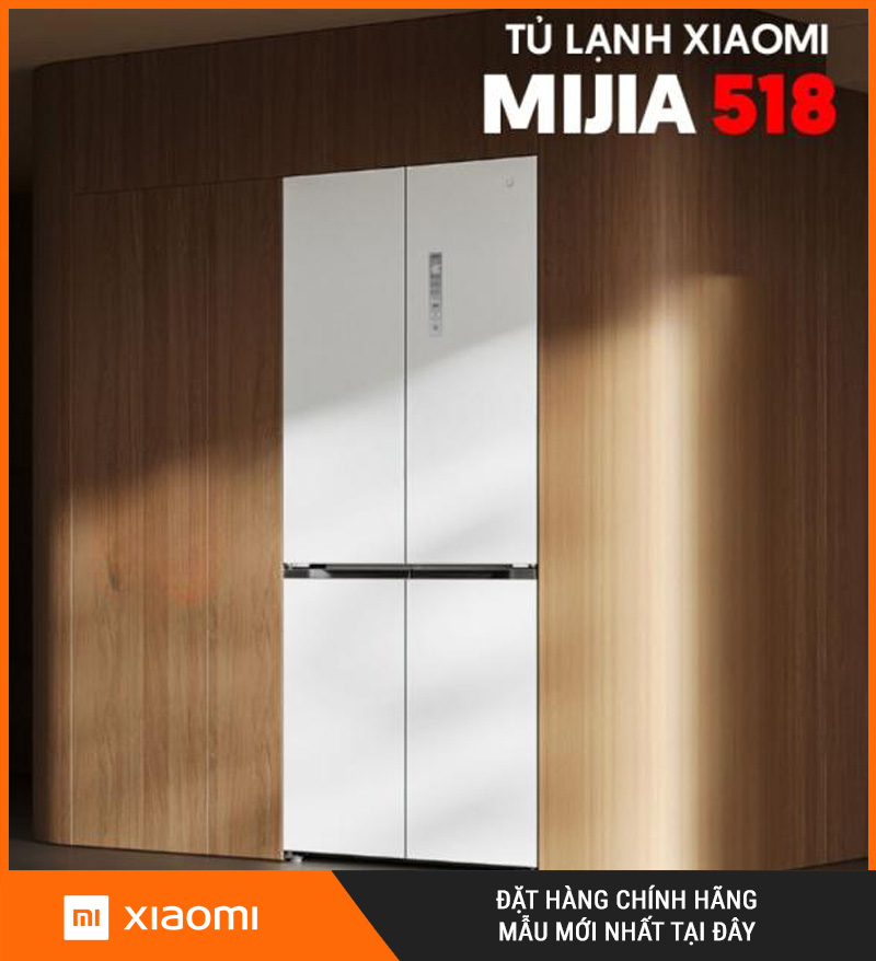 Tủ lạnh Xiaomi Mijia 518L 4 Cánh Âm Tường