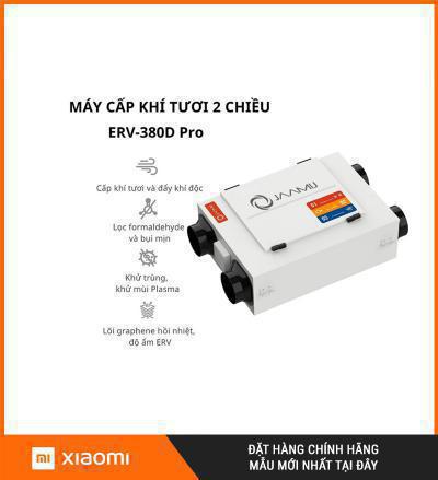 Máy Cấp Khí Tươi 2 Chiều JaamiJ ERV-380D Pro