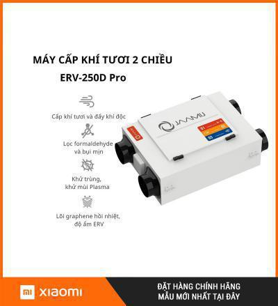 Máy Cấp Khí Tươi 2 Chiều JaamiJ ERV-250D Pro