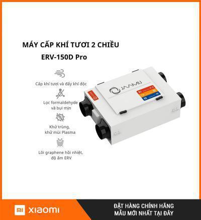 Máy Cấp Khí Tươi 2 Chiều JaamiJ ERV-150D Pro